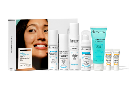 3-Step Protocol For Clear & Decongested Skin