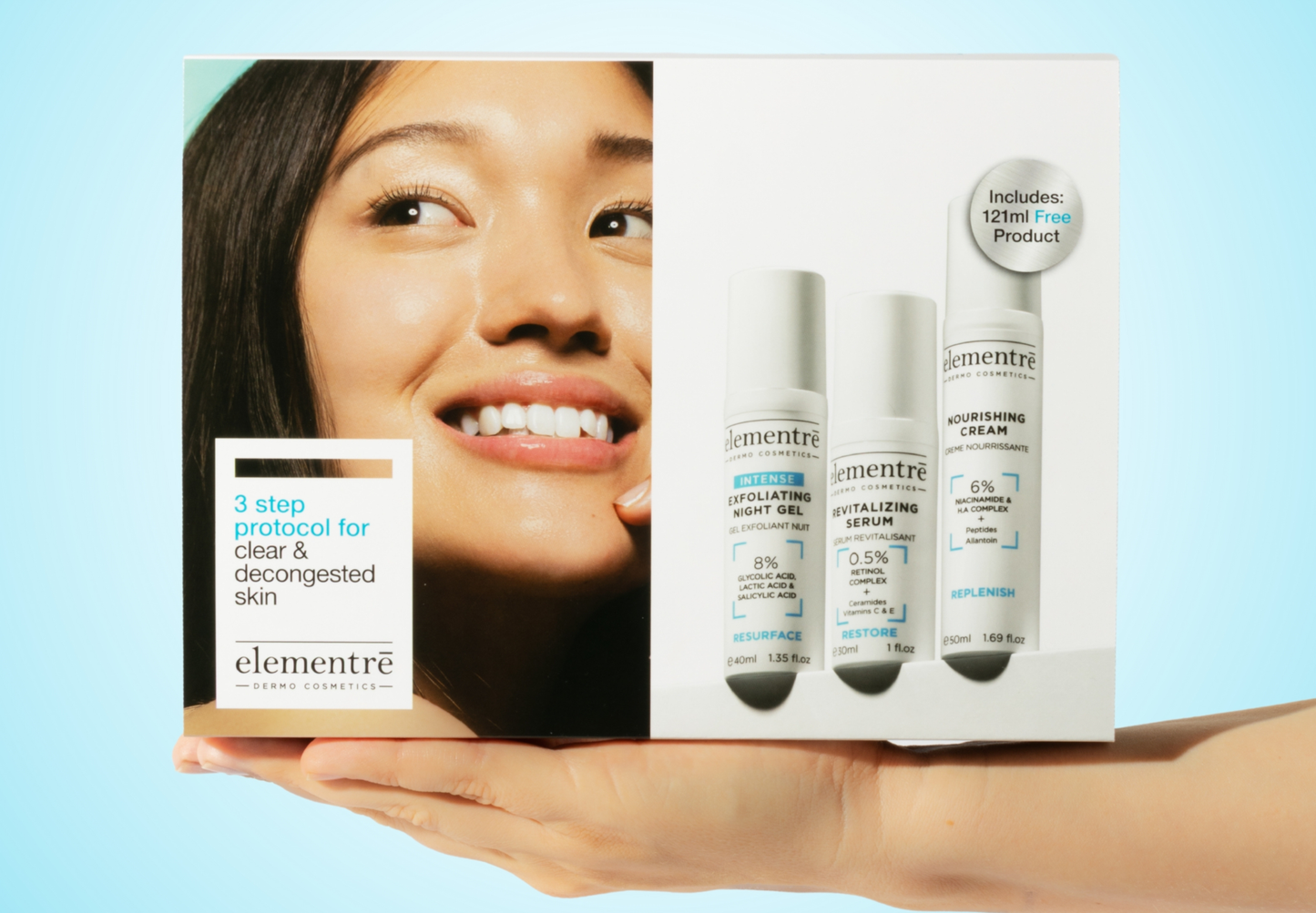 3-Step Protocol For Clear & Decongested Skin