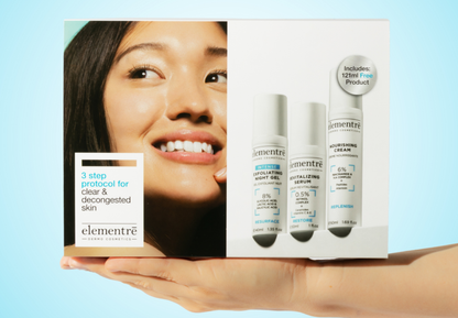 3-Step Protocol For Clear & Decongested Skin