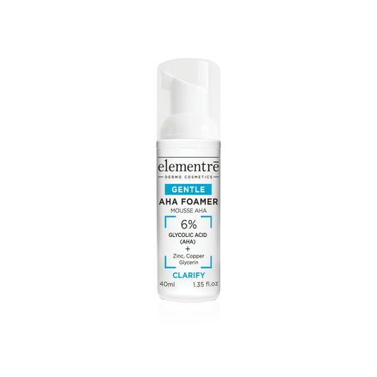 6% AHA Foamer - Gentle Exfoliating Cleanser - 40ml Travel Size