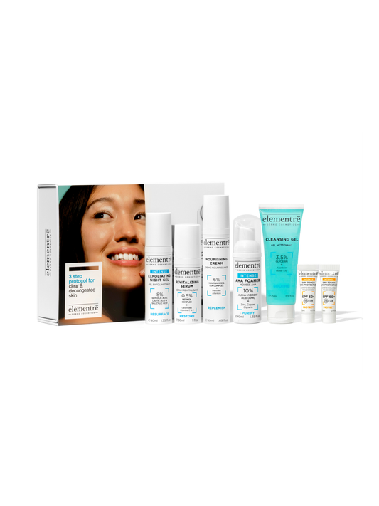 3-Step Protocol For Clear & Decongested Skin